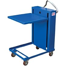 Vestil ETS-460 Steel Self Elevating Spring Table 20 In. x 20 In. 460 Lb. Capacity Blue