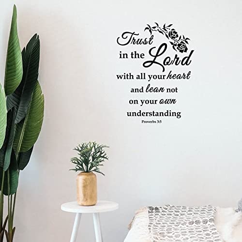 Wall Decals Peel and Stick Removable Trust in The Lord