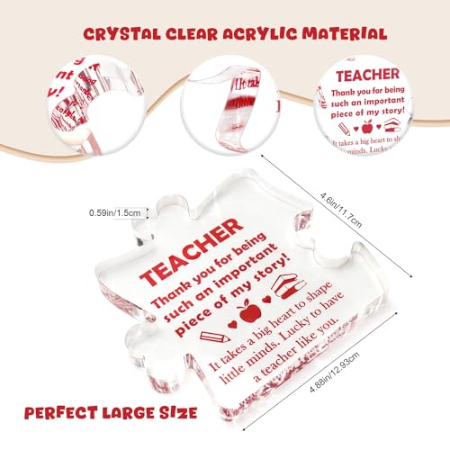 Teacher-Gifts-for-Women-Teacher-Appreciation-Gifts-New-Teacher-Gifts-End-of-Year-Teacher-Gift-from-Students-Graduation-Gifts-for-Teacher-Teacher-Thank-You-Gifts-Decoration-Sign-Plaque Teacher Gifts for Women Teacher Appreciation Gifts New Teacher Gifts End of Year Teacher Gift from Students Graduation Gifts for Teacher Teacher Thank You Gifts Decoration Sign Plaque
