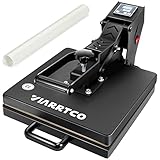 Heat Press Machine VIARRTCO 15 x 15 Inch Digital Sublimation Power Heat Transfer for T-Shirt, Industrial High Pressure with Teflon Panel