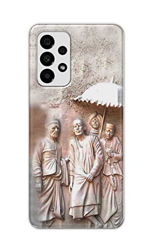 Image of Printed Hard Back Cover Case for Samsung Galaxy A73 5G Back Cover (Sai Baba) -1803
