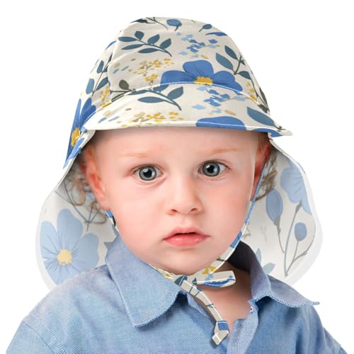 Kid Beach Hats Baby Boys Caps Baby Girls UPF 50+ Protection Adjustable Traveling Swim Hat2
