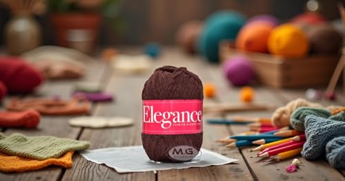 Image of Vard hman Thick Chunky Wool, Elegance Choclate WL 600 gm Best Used with Knitting Needles, Crochet Needles Wool Yarn for Knitting. T