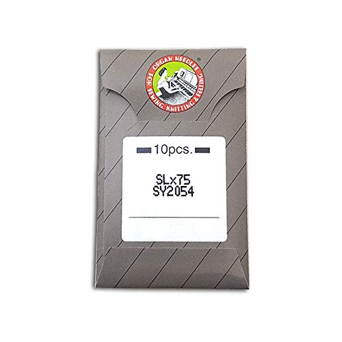 10 Organ SLX75 Nähnadeln für Sänger oder Nähnadeln, 16 x 75 mm, verschiedene Größen METRIC 90/14 (SHARP) Cover