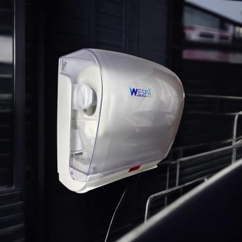 Havlu; Wespa Kağıt Dispenseri, Gri Plastik, Duvar Montajlı, Profesyonel Banyo ve Tuvalet için