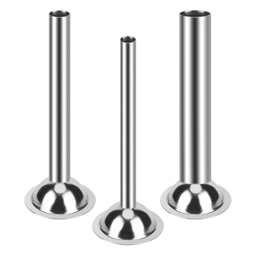 3 Stück Wurstfülltrichter,Sausage Filler,12mm,19mm,32mm Edelstahl Rohre Wurstfüller,Wurst Stuffrau Röhren,Fleischwolf aufsatz plätzchen,Edelstahl Füllrohr, für Größe 5 Fleischwolf 3 Stück Wurstfülltrichter,Sausage Filler,12mm,19mm,32mm Edelstahl Rohre Wurstfüller,Wurst Stuffrau Röhren,Fleischwolf aufsatz plätzchen,Edelstahl Füllrohr, für Größe 5 Fleischwolf