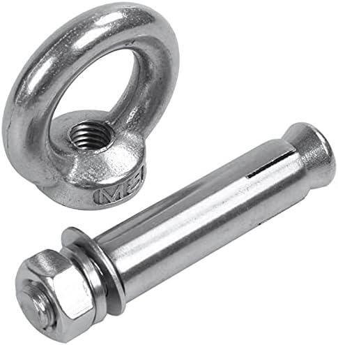 Pernos de expansión Pernos de expansión, Pernos de Anclaje, M8x60mm Tornillos de expansión de ladrillo de hormigón de Pared Pernos de Gancho Cerrados