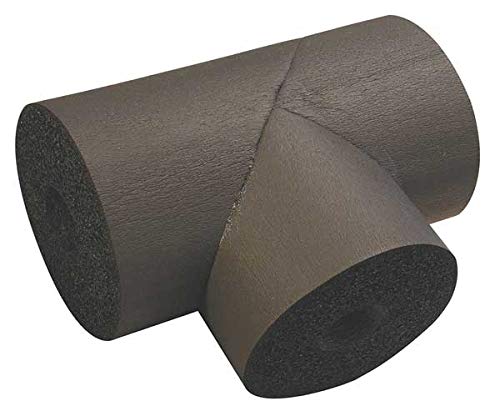 2" x 53/64" Elastomeric Tee Pipe Fitting Insulation, 1/2" Wall