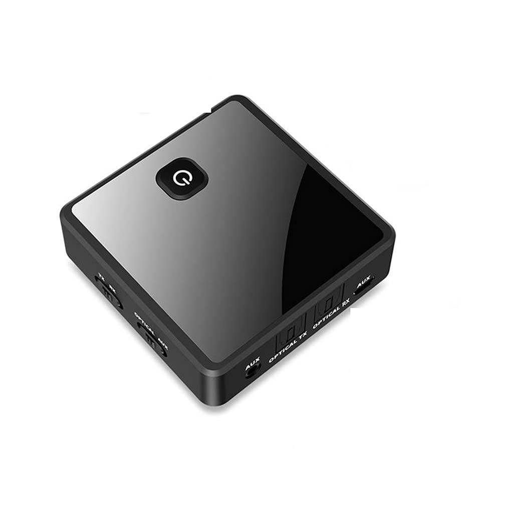Adaptateur récepteur 5.0 à Faible Latence, Prise auxiliaire 3,5 mm, Adaptateur Audio Optique pour PC, TV, Haut-Parleur de Voiture
