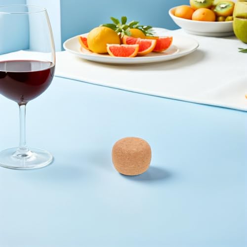 Tapón de botella de vidrio reutilizable con sellado antifugas de corcho natural 7