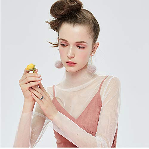 Bella-Bee Hematite Stone Rings For Women Men Unisex Anxiety Balance Root Chakra Magnetic Rings Absorbs Negative Energy Jewelry Gifts ((Hematite Rings-2(7,8,9(3Pcs)))) #TOP1