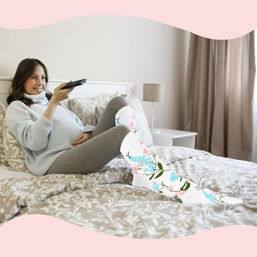 Image of Sooverki Compression Socks for Women & Men 6 Pairs is Best Supportive Knee High Stockings for Circulation, Travel, Nurses