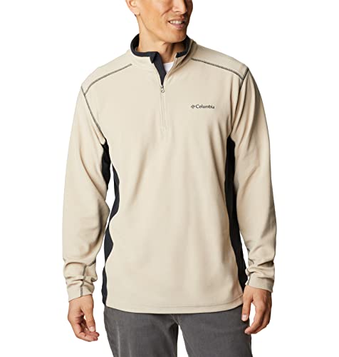 Columbia Klamath Range 2 Half Zip Pull en polaire Homme, Ancient Fossil/Black, S