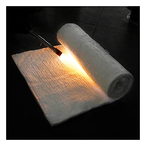 Rygcrud Industrie Keramische Faser Isoliermatte, 20 Mm Dick, 2400F Feuerfeste Schallwandauskleidung Für Öfen, Kessel, Pizzaöfen(61x120 cm) Rygcrud Industrie Keramische Faser Isoliermatte, 20 Mm Dick, 2400F Feuerfeste Schallwandauskleidung Für Öfen, Kessel, Pizzaöfen(61x120 cm)