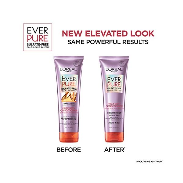 LOreal-Paris-EverPure-Sulfate-Free-Frizz-Defy-Conditioner-with-Marula-Oil-85-Fl-Oz-Packaging-May-Vary L'Oreal Paris EverPure Sulfate Free Frizz-Defy Conditioner, with Marula Oil, 8.5 Fl; Oz (Packaging May Vary)
