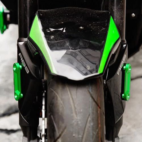 ZESIDIMO Für Z900 Z900RS Z900SE Z 900 2017-2022 2023 Motorradzubehör Kupferplatte Vorderachse Dekorative Abdeckung