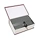Secret Hidden Book Shape Case, Portable Book Storage Box Resistant Appearance for Shop (Red)
