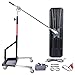 AKWH 95cm Heavy Duty PDR Light PDR LED Lamp Reflector Board Dent Repair Tools LED Light Reflection Board with Wheels/Adjustable Holder Hand Tool Set Black