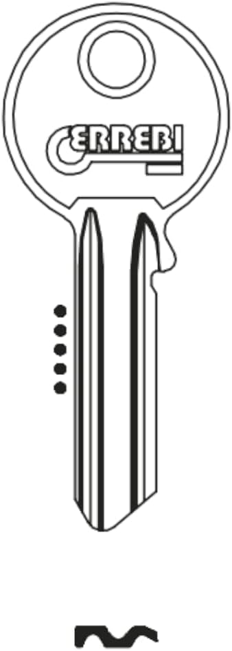 Universal U5D UL050 UL1 5 Pin Cylinder Brass Spare Keys - Great for Professional Key Cutters & Locksmiths