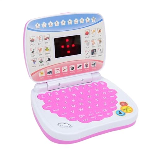 Laptop Learning | Computadora portátil de juguete para niños con músicos - Playppap para niños, computadora portátil de aprendizaje preescolar para más de 3 años de jardín de infantes