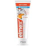 ELMEX   Dentifrice Bébé et jeune enfant , protège les dents de lait, anti caries, 0 colorants   Dès le premier brossage   0 6 Ans, 75ml