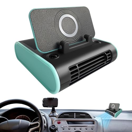 Soportes para automóviles para teléfonos celulares,Ventilador de enfriamiento para automóviles | ventilador portátil del tenedor del teléfono celular con de poco ruido | Ventilador de refrigeración po