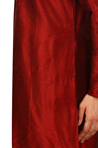 Image of Royal Kurta Men's Cotton Silk Dhoti Kurta (White)