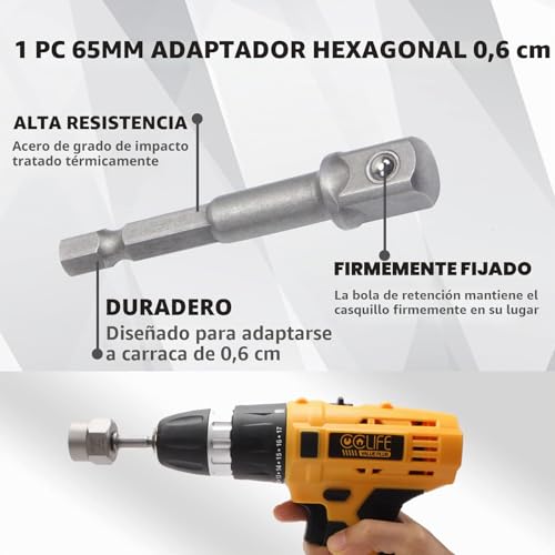 Extractor de tuercas con espiral interna para remover pernos oxidados de 8-19mm 7