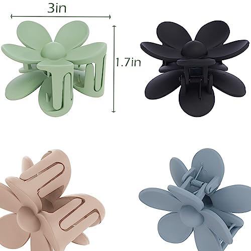 Hair-Claw-Clips-Flower-Hair-Clips-6PCS-Cute-Daisy-Hair-Clip-Big-Claw-Clip-Strong-Hold-Jaw-Daisy-Clips-Barrettes-Large-Hair-Clamps-Hair-Accessories-Thick-Hair-for-Women-Girls-Gifts-6-Colors