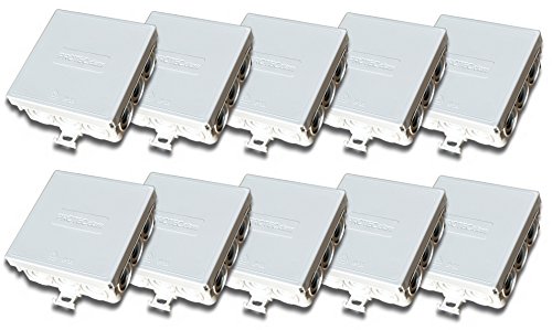 Protec.class 85x85x37mm IP55 Feuchtraum, 208649_SML, grau, 10 Stück FR-Abzweigdose leer