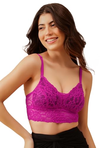 Image of Clovia Women's Polyamide Bralette Bra