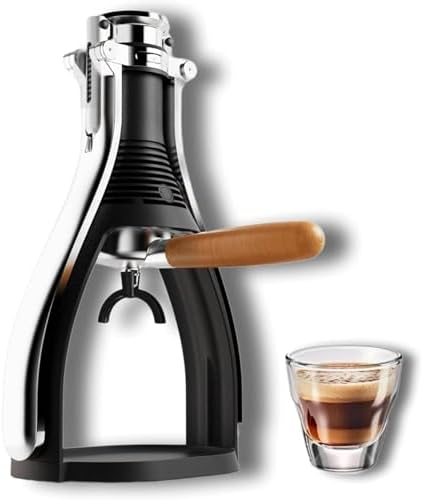 Manual Espresso Coffee Maker, Portable Hand-Press for High Extraction, No Electricity Needed, Ideal for Travel, Camping, Home