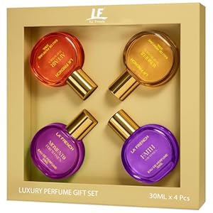 La French Perfume Gift Set for Women | Premium Vanila, Strawberry, Citrus & Bergamot Scents | Luxury Fragrances | Gift for women | Perfume Gift Set for Women (4x30ml) 25 41uN5kIZXwL. SL500 . SS300