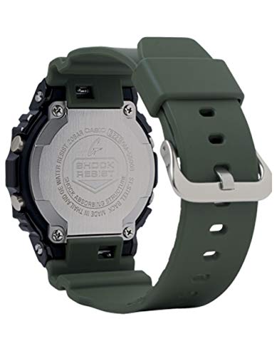 image for Men's Casio G-Shock Digital Black Ion-Plated Metal Bezel Camo Dial Wat