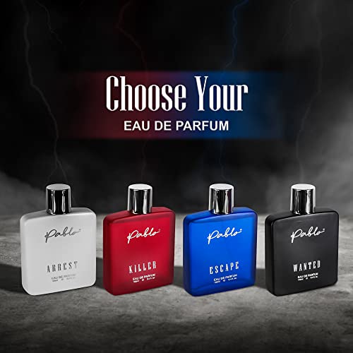 Image of PABLO Perfume For Men 100 Ml - Eau De Parfum for Man - Premium Long Lasting Fragrance Spray, Wanted Perfume for Men