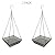 2 Pack Hanging Bird Feeder Tray Platform Metal Mesh Seed Tray for Bird Feeding Outdoor Garden Decoration for Backyard Attracting Wildbirds