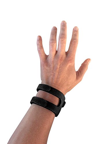 WristWidget (TM) - Patented, Adjustable Support, Wrist Brace For TFCC Tear- Ulnar Sided Wrist Pain, Weight Bearing Strain, Made in USA - Left Or Right Hand - One Size Fits Most - BLACK