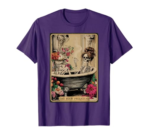 The High Priestess Tarot Card Funny, Witchy, Sarcastic Weed T-Shirt