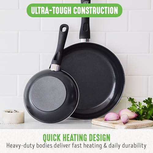 Greenlife CC003470-001 Soft Grip Healthy Ceramic Nonstick 7 Inch And 10 Inch Frying Pan Set, Pfas & Pfoa-Free, Dishwasher Safe, Egg Omelet Skillet thumb #10