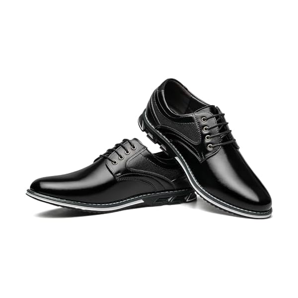 Men's Dress Shoes Comfort Soft Men Oxford Superior Flexural Leather Fashion Dress Sneakers Business Casual Derby Shoe - Image 6