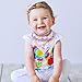 MiiYoung 10-Pack Baby Girl Bandana Drool Bibs for Drooling and Teething