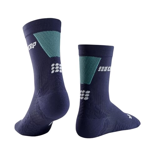 Image of CEP Ultralight Mid Cut Compression Socks (SS24), Blue /Light Blue, Women, SM
