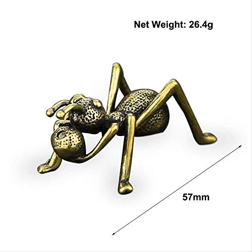 Statue en laiton miniature et accessoire insert encens pour bureau