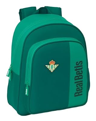 Safta REAL BETIS BALOMPIÉ - Mochila Infantil, Ideal para Niños de Diferentes Edades, Cómoda y Versátil, Calidad y Resistencia, 28x10x34 mm | Ya disponible en tu tienda friki favorita! En mundofriki.es!