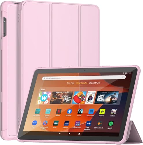 Étui intelligent rose pour tablette TCL, la protection idéale en voyage ou au bureau