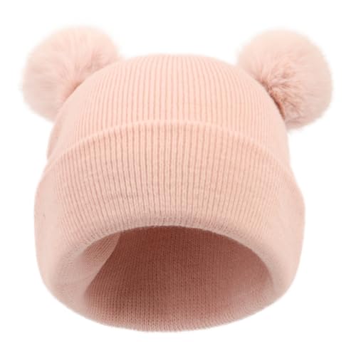Baby Beanie Hats Toddler Infant Winter Hat for Boys Girls Newborn Beanies with Pom Pom2