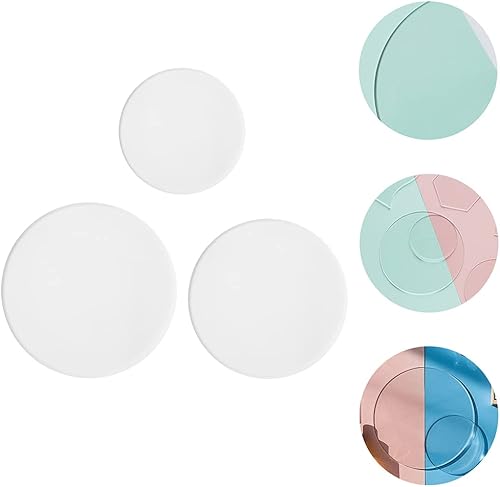 Miniatura 4 de VALICLUD 3 piezas de acrílico transparente hoja de fotos accesorios de acrílico paneles de luz acrílica disco de plástico en blanco tablero de