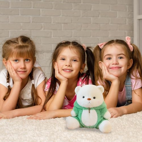 Plüschtier Teddybär mit Dinosaurier Kostüm, 30cm Teddybär, Teddy Plüschtier, Plüschtier Stofftier Teddy, Teddybär Plüschtier, Kuscheltier Bär, Geschenke für Geburtstag, Weihnachten, Valentinstag