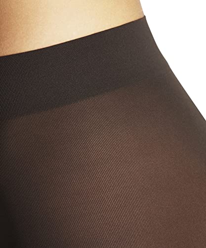 Image of FALKE Women's Pure Matt 50 DEN Leggings Semi-Opaque Mid-Thick Resistant Matte Plain Elegant Wide Edges Comfortable No Pressure On Waist Thin Soft Thread 1 Pair, Grey (Anthracite 3529) New