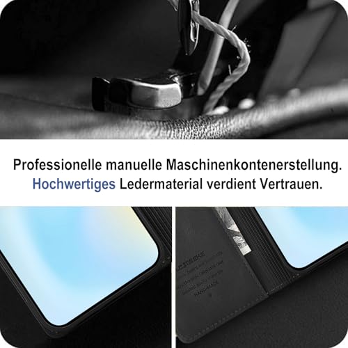 Giyer Handyhülle für Samsung Galaxy S20 FE Hülle mit Schutzfolie, Standfunktion Kartenfach Wallet Premium Leder Schutzhülle S20 FE 4G/5G… – Ansicht 3